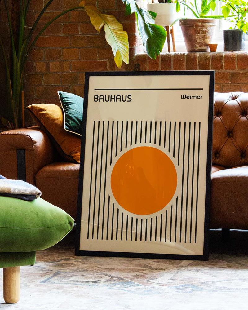 Bauhaus Poster Kreis – Bauhaus Stripe Circle