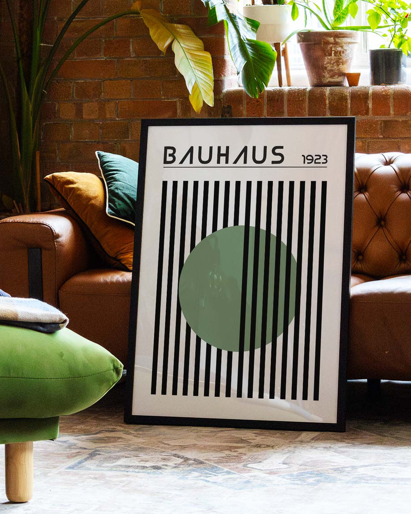 Bauhaus Poster Streifen – Bauhaus Stripes Circle