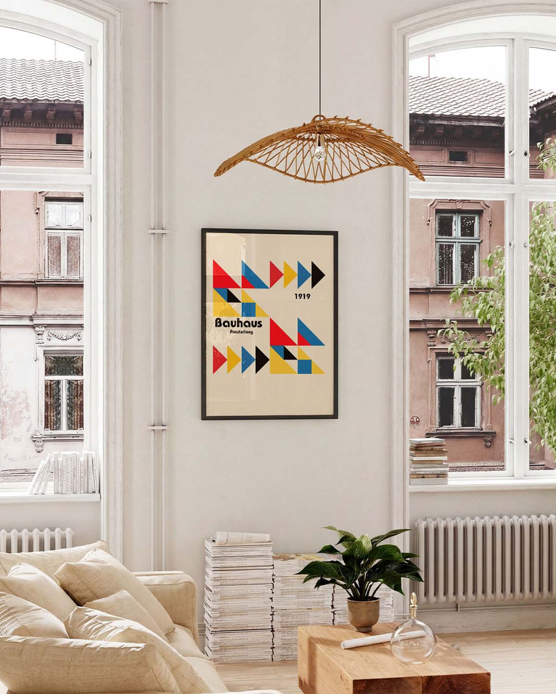 Bauhaus Poster Dreiecke – Bauhaus Triangle Composition