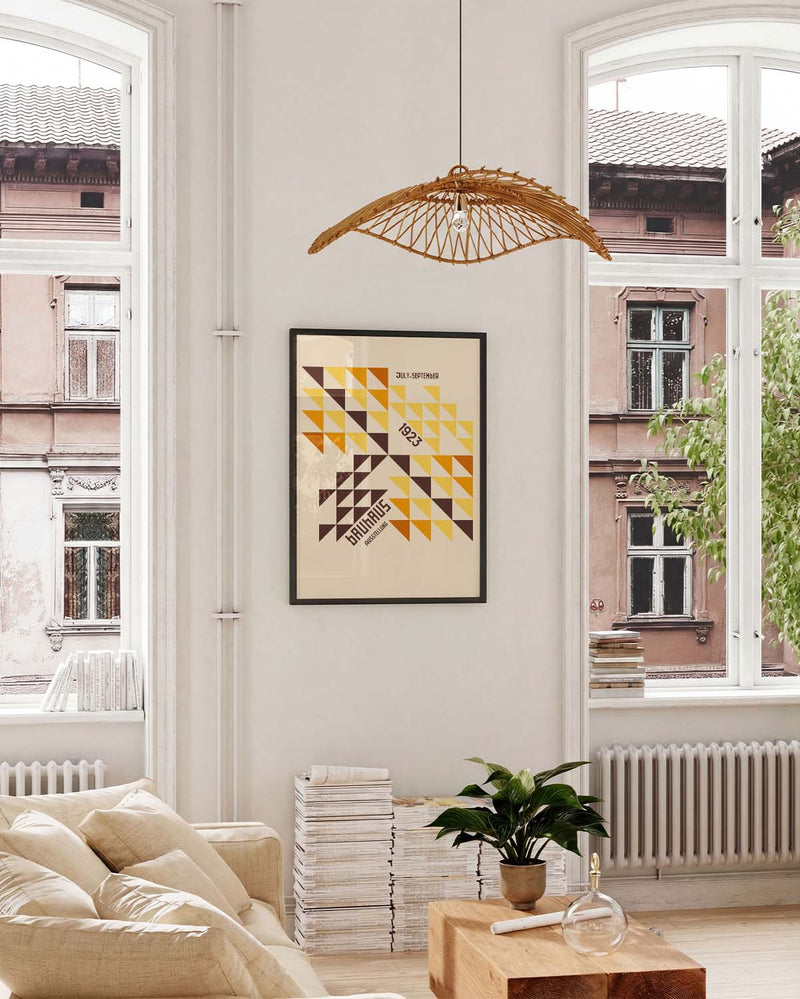 Bauhaus Poster Dreiecke – Bauhaus Triangle Pattern