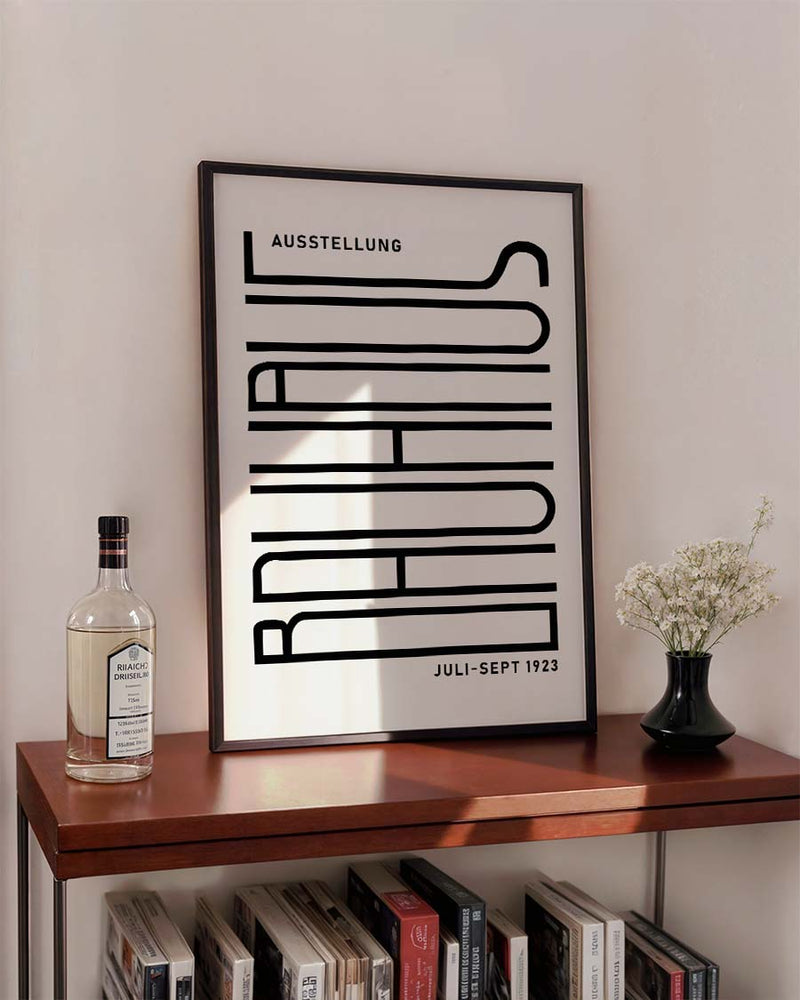 Bauhaus Poster Typografie – Bauhaus Typography White