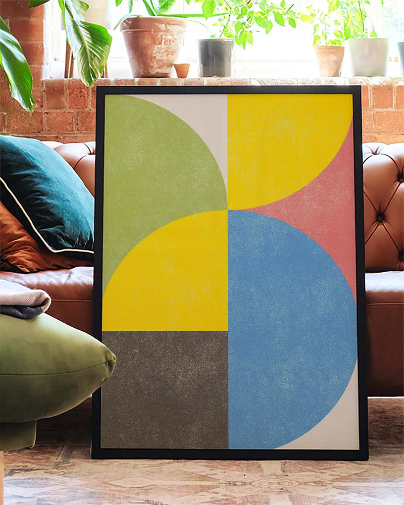 Color Block Geometrie Poster – Color Block Geometry
