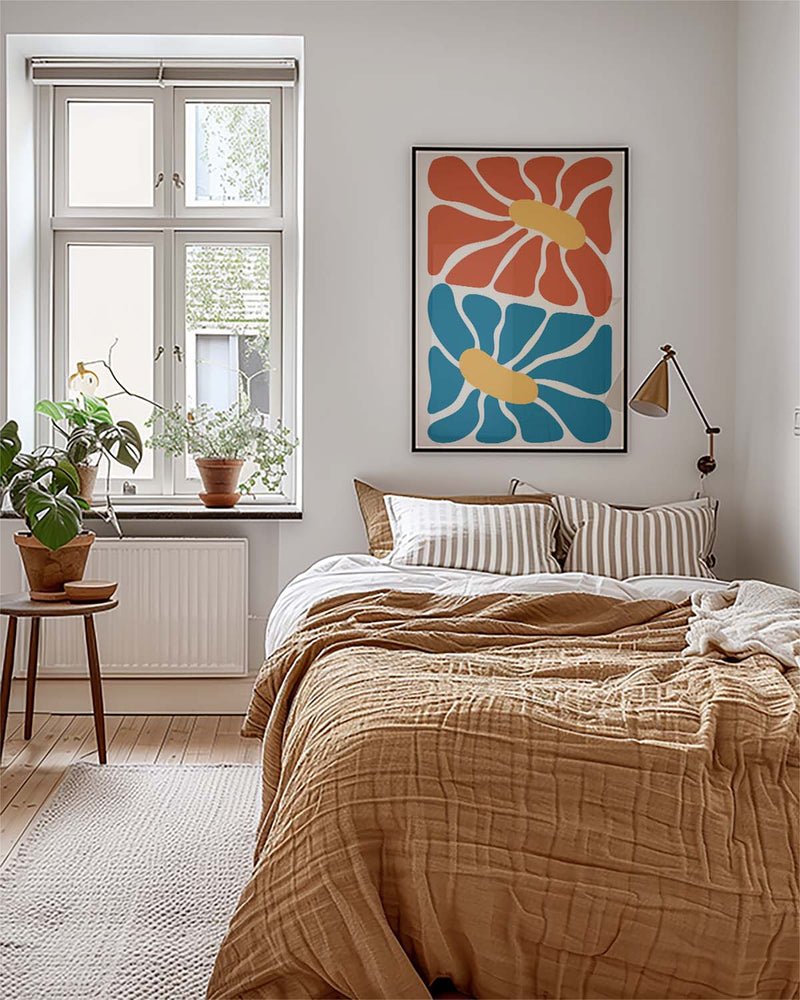 Colorful Flower Poster – Colorful Flower Composition