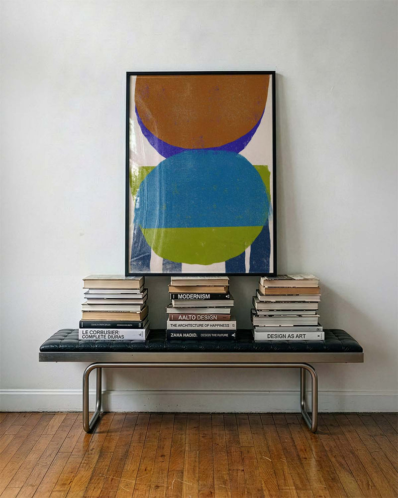 Geometrisches Farb Poster – Colorful Geometric Balance