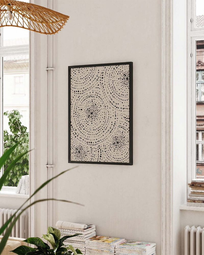 Kosmisches Punkt Poster – Cosmic Dot Constellation