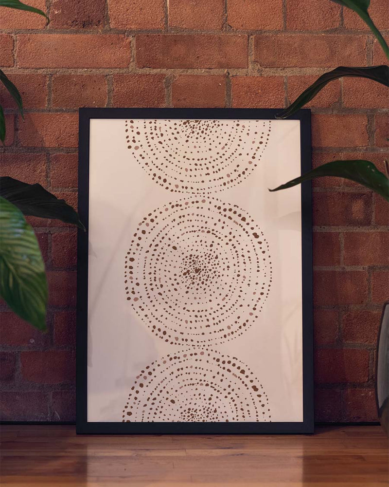 Mandala Poster modern – Dotted Mandala Modern