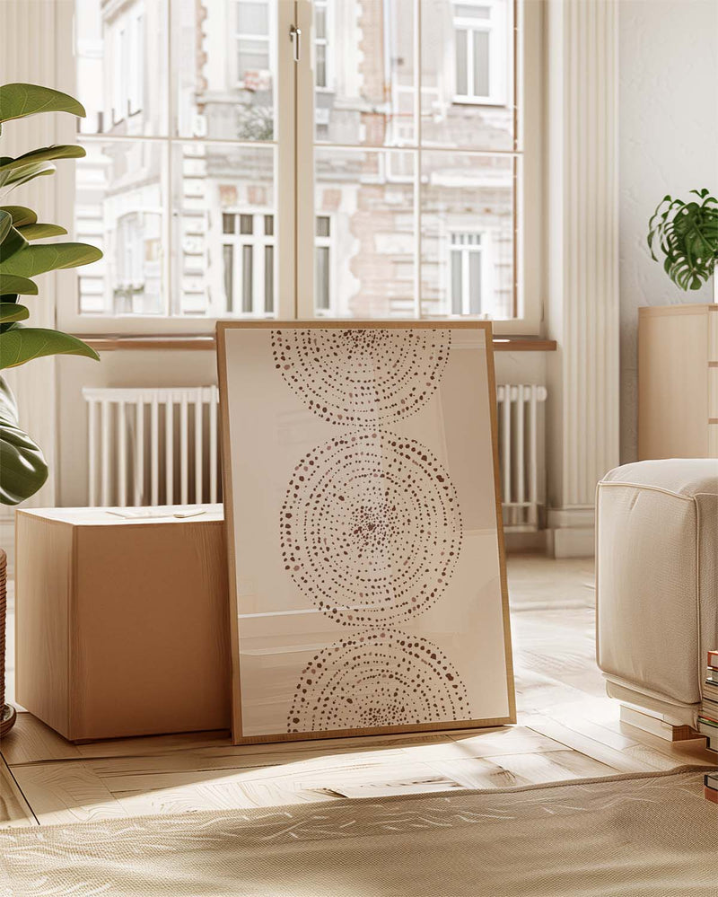 Mandala Poster modern – Dotted Mandala Modern