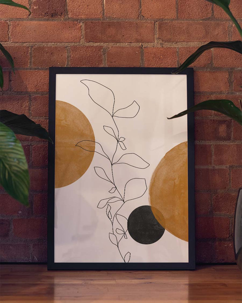 Erdige Balance Poster – Earthy Balance Composition