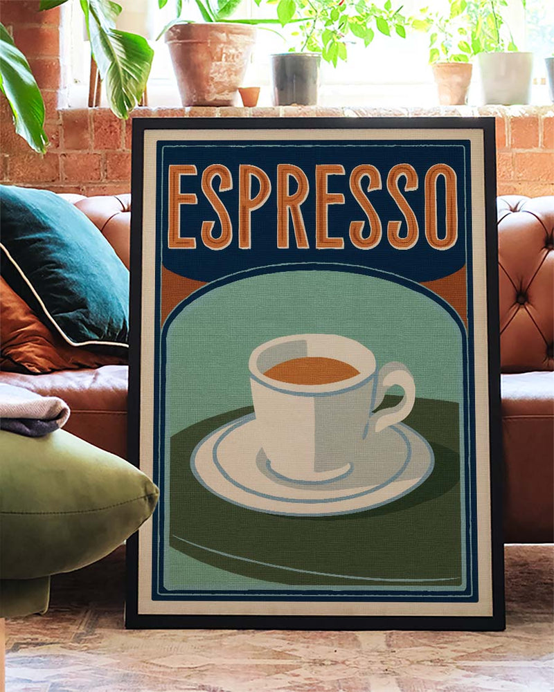 Vintage Espresso Coffee Poster – Espresso Vintage Poster
