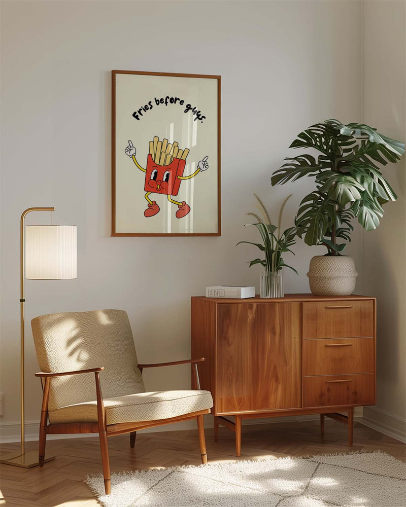 Fries Before Guys Food Poster – Fries Before Guys
