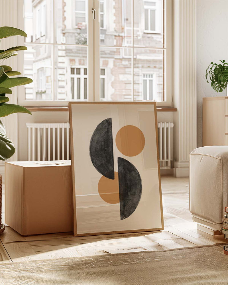Geometrisches Sonne Poster – Geometric Sun Balance
