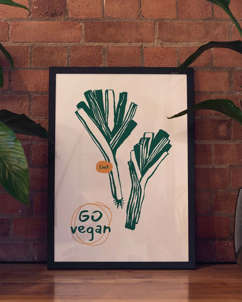 Go Vegan Greens Poster – Go Vegan Greens