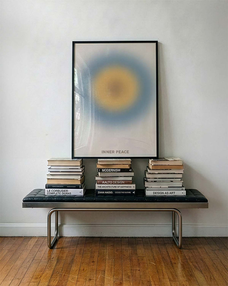 Abstraktes Sonnen Poster – Inner Peace Sun Glow