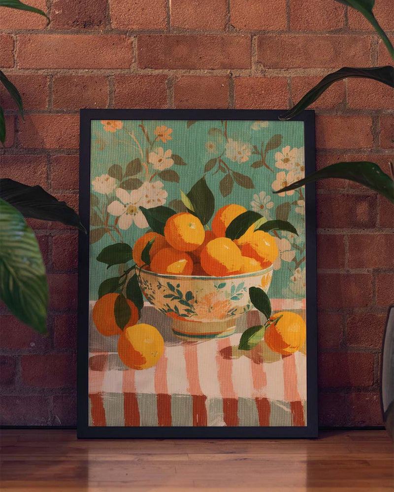 Lemon Bowl Still Life Poster – Lemon Bowl Still Life