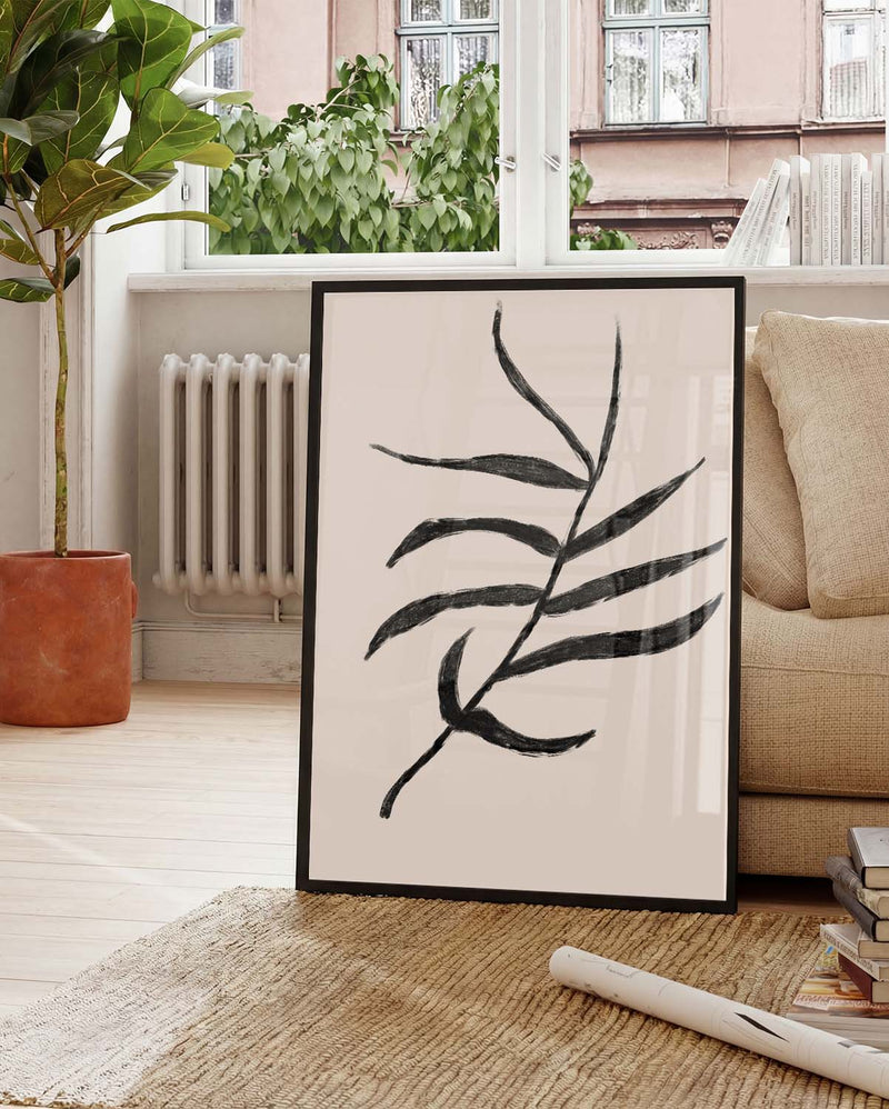 Minimal Botanischer Zweig Poster – Minimal Botanic Branch