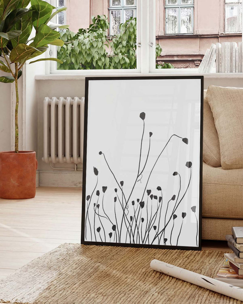 Minimal Feldgras Poster – Minimal Field Grass