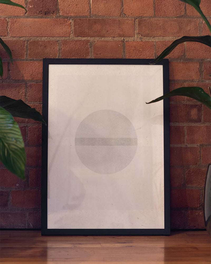 Minimal Foggy Sun Poster – Minimal Foggy Sun