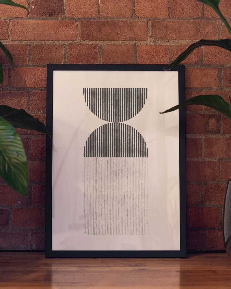 Minimal Geometric Stack Poster – Minimal Geometric Stack