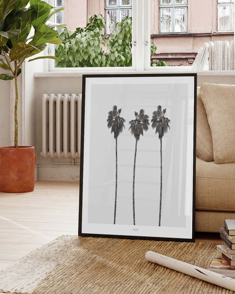 Minimal Palmen Poster – Minimal Palm Trees