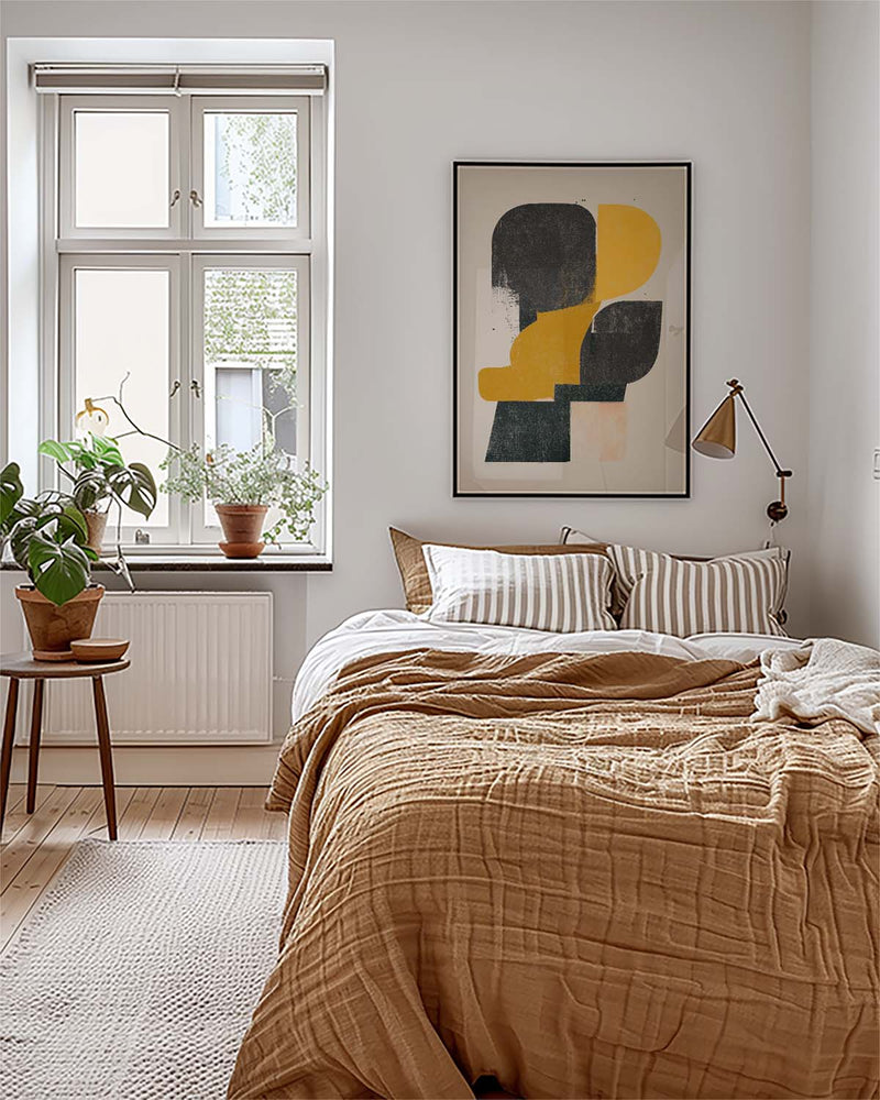 Moderne Abstrakte Figur Poster – Modern Abstract Figure