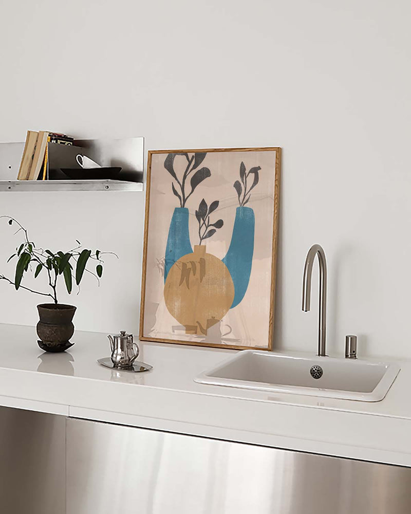 Moderne Botanische Komposition Poster – Modern Botanic Composition