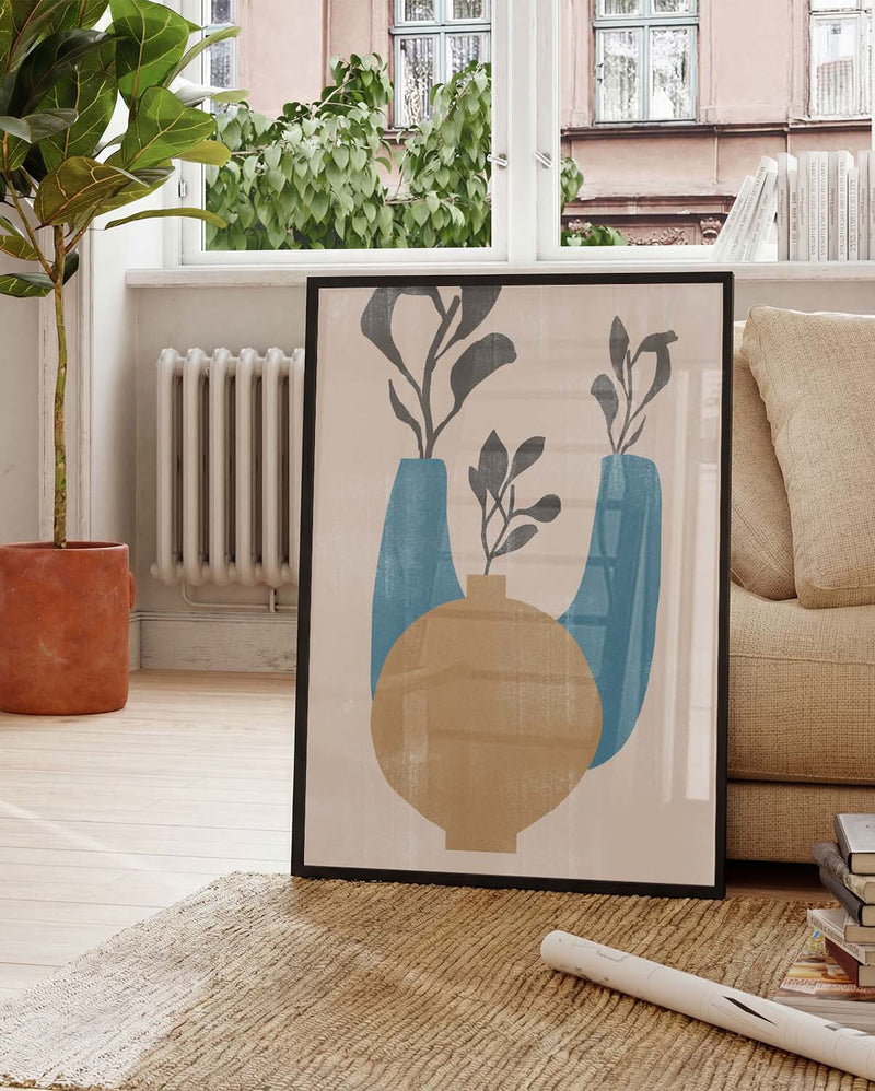 Moderne Botanische Komposition Poster – Modern Botanic Composition