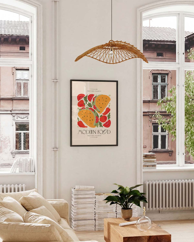 Food Illustration Poster – Modern Food Composition