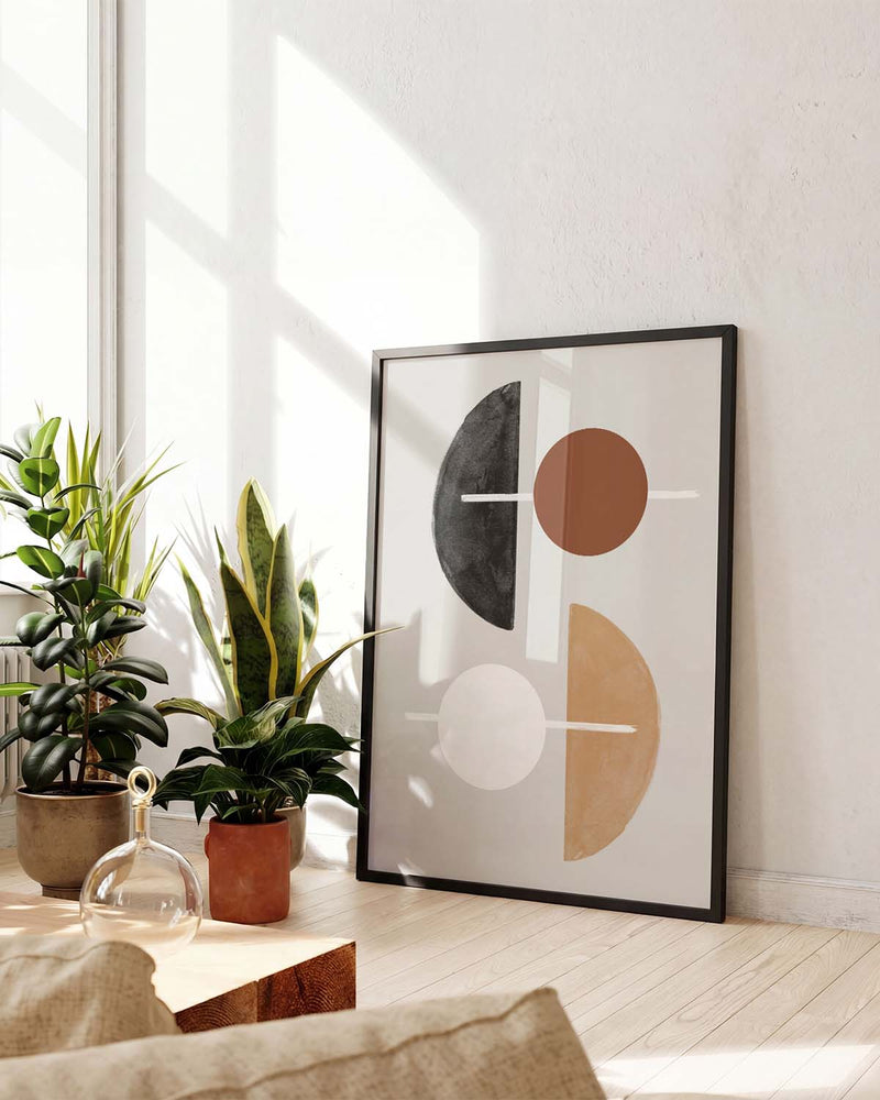 Modernes Geometrie Poster – Modern Geometric Balance