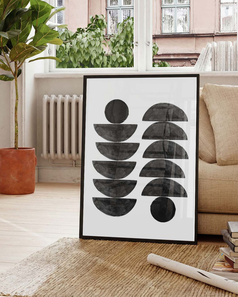 Modernes Geometrisches Muster Poster – Modern Geometric Pattern