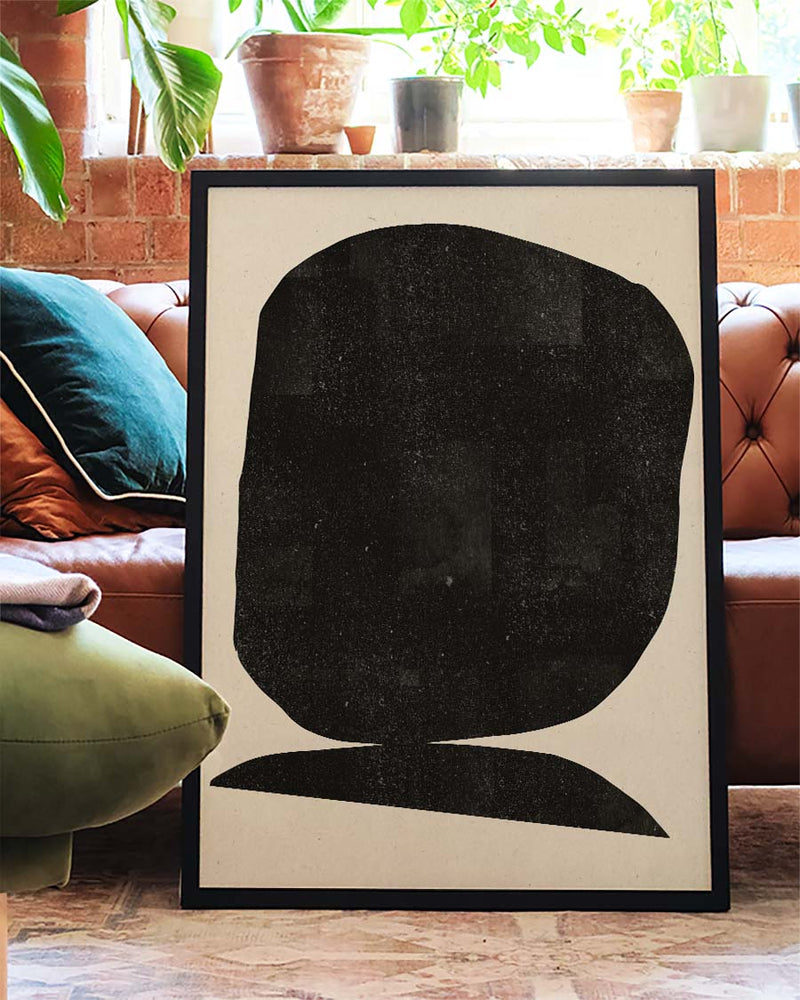 Modern Minimal Silhouette Poster – Modern Minimal Silhouette