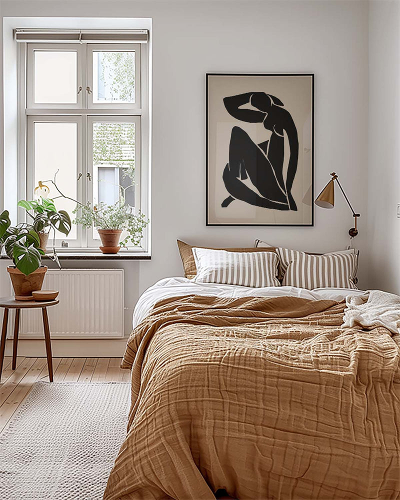 Modernes Silhouetten Poster – Modern Silhouette Study