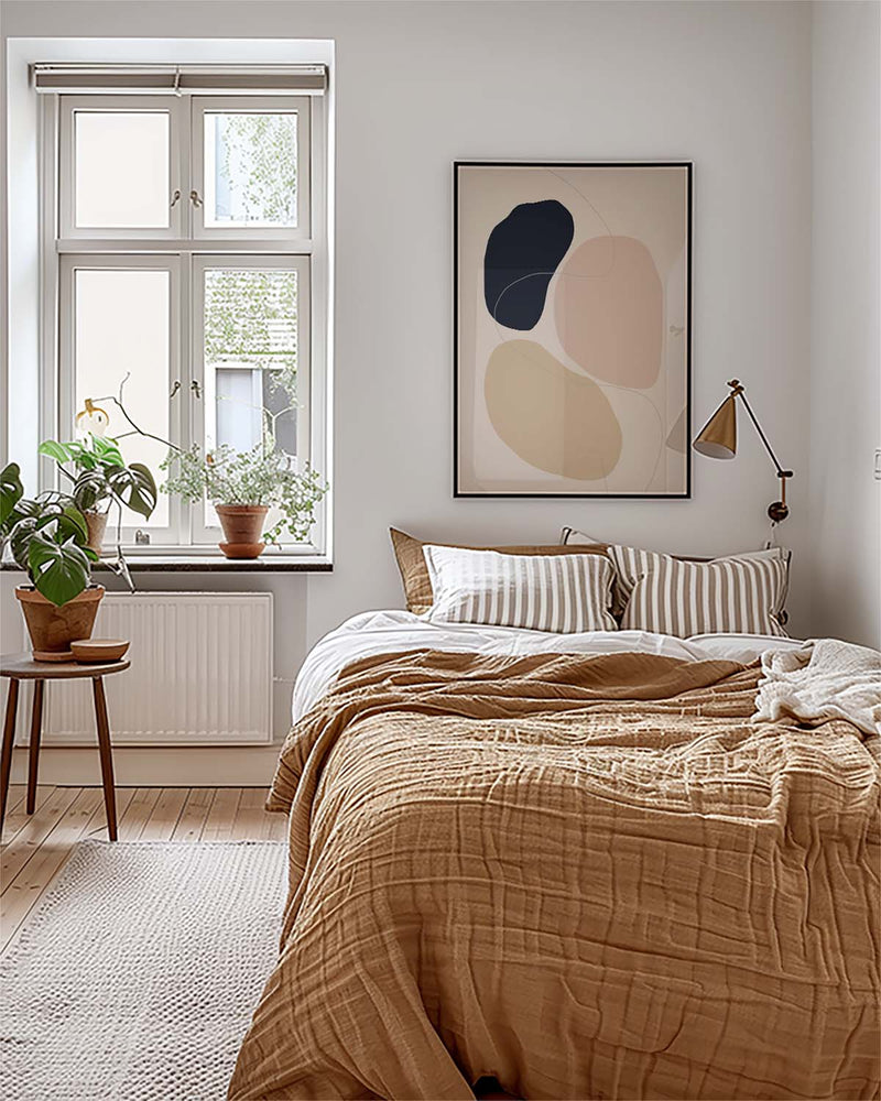 Modernes Farbduo Poster – Modernes Farbduo Abstrakt