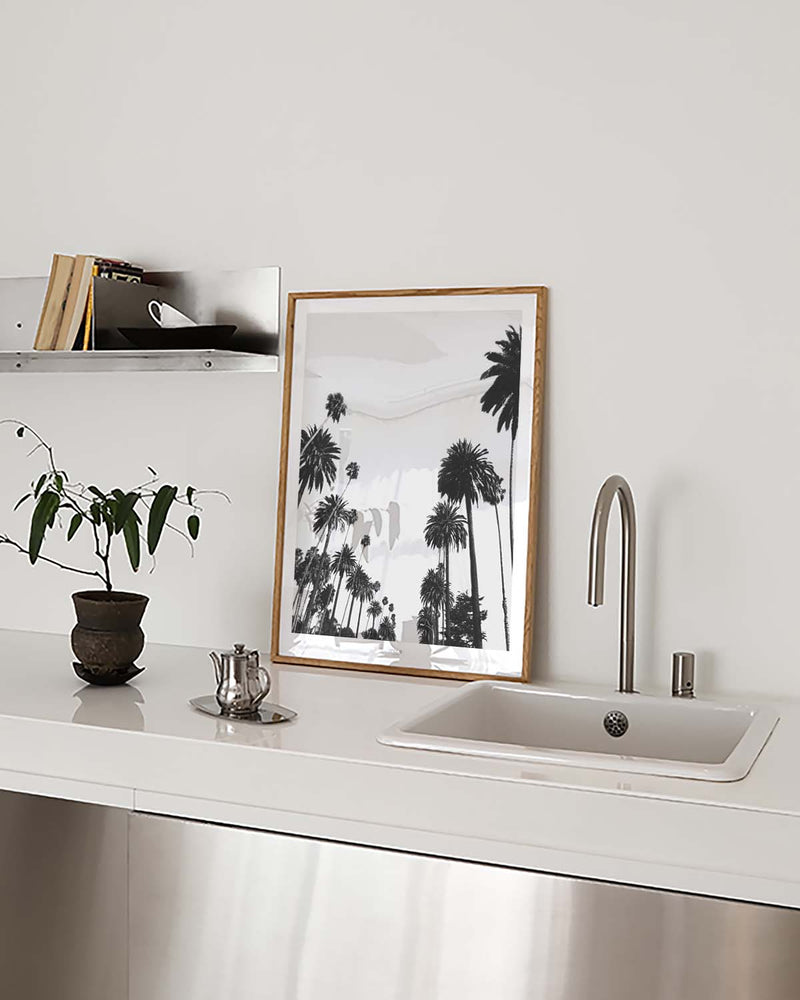Palmen Himmel Poster – Palm Trees Sky View
