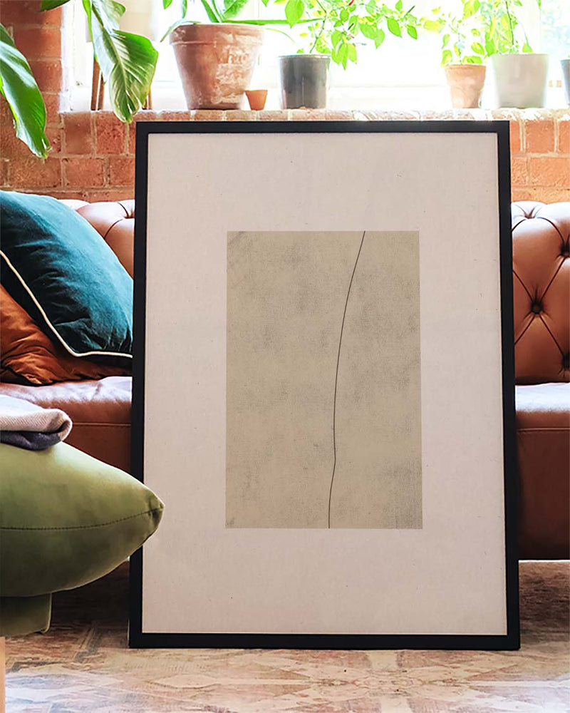 Single Line Minimal Poster – Minimalistische Linienkunst