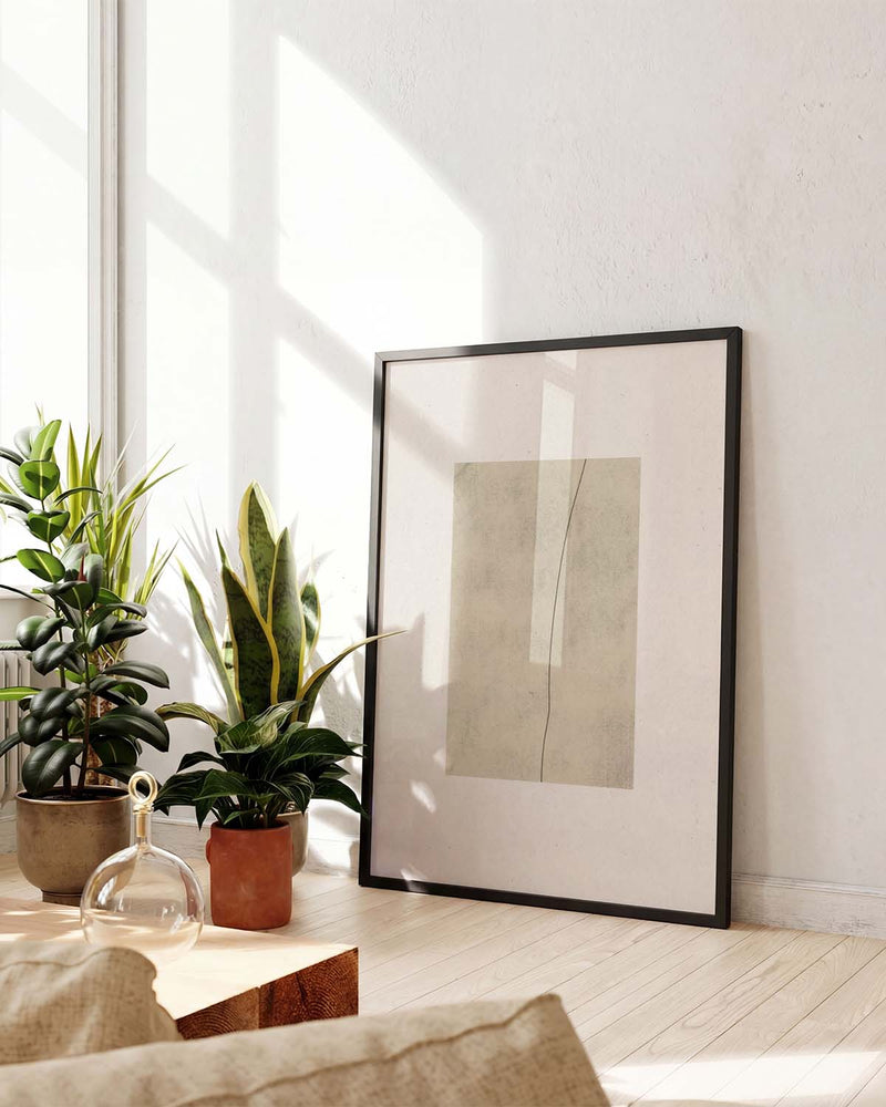 Single Line Minimal Poster – Minimalistische Linienkunst