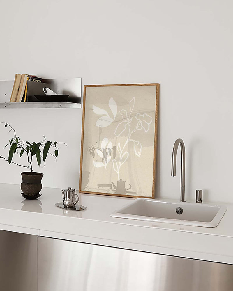 Zartes Botanik Poster – Soft Botanic Shadow