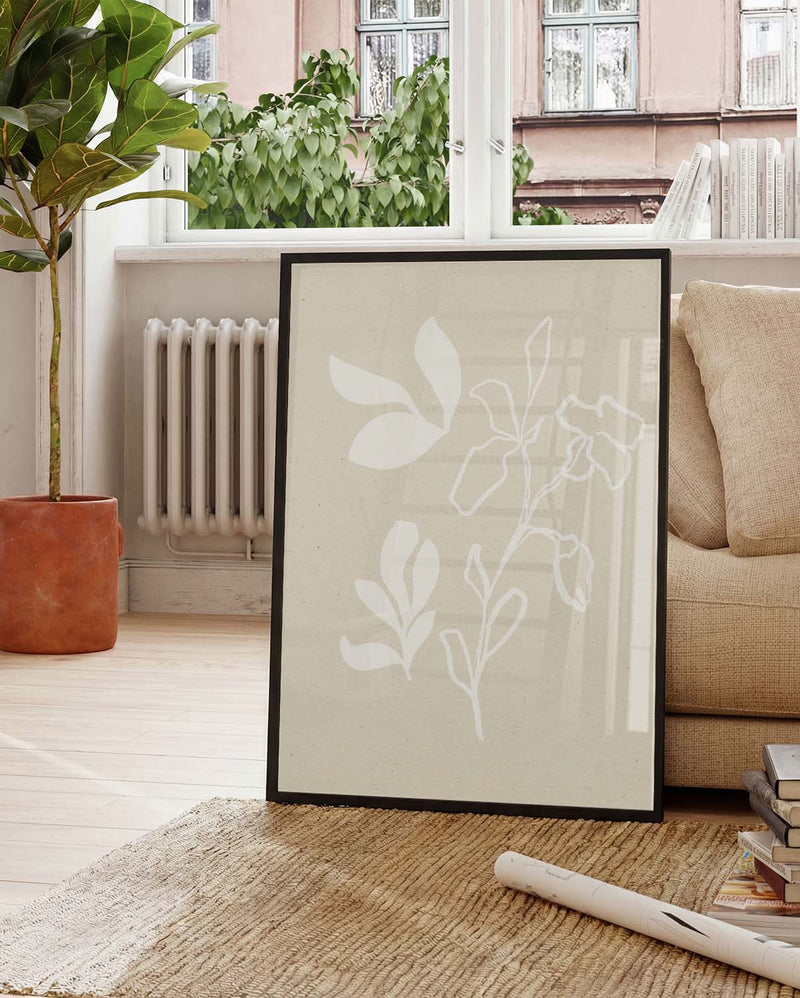 Zartes Botanik Poster – Soft Botanic Shadow