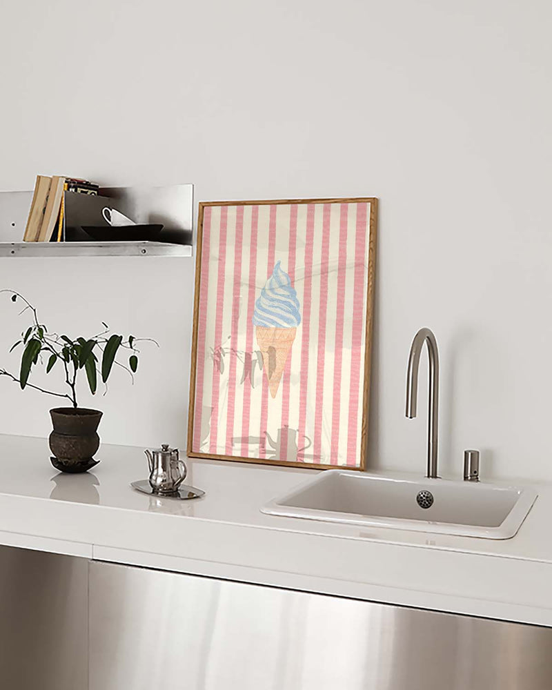 Eis Illustration Poster – Soft Serve