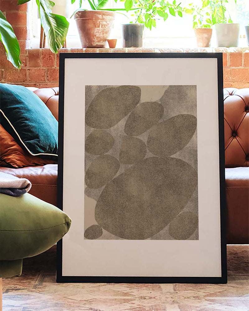 Natur Kunst Poster – Soft Terracotta Leaf
