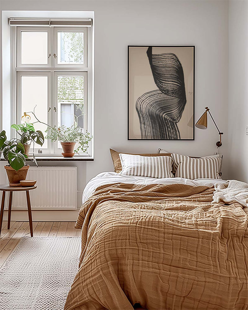Fließende Form Poster – Still fliessende Form