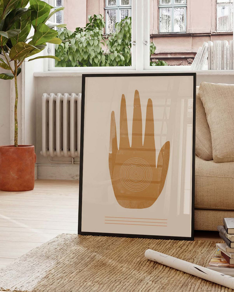 Terracotta Symbol Poster modern – Terracotta Hand Symbol