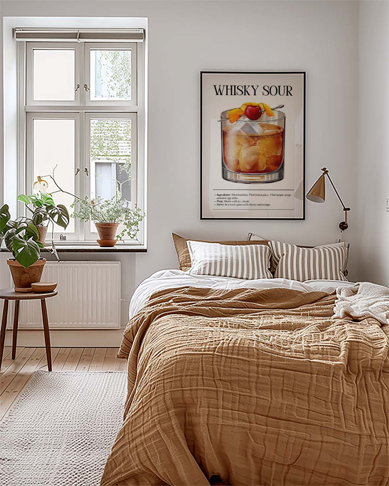 Cocktail Poster – Whisky Sour Cocktail