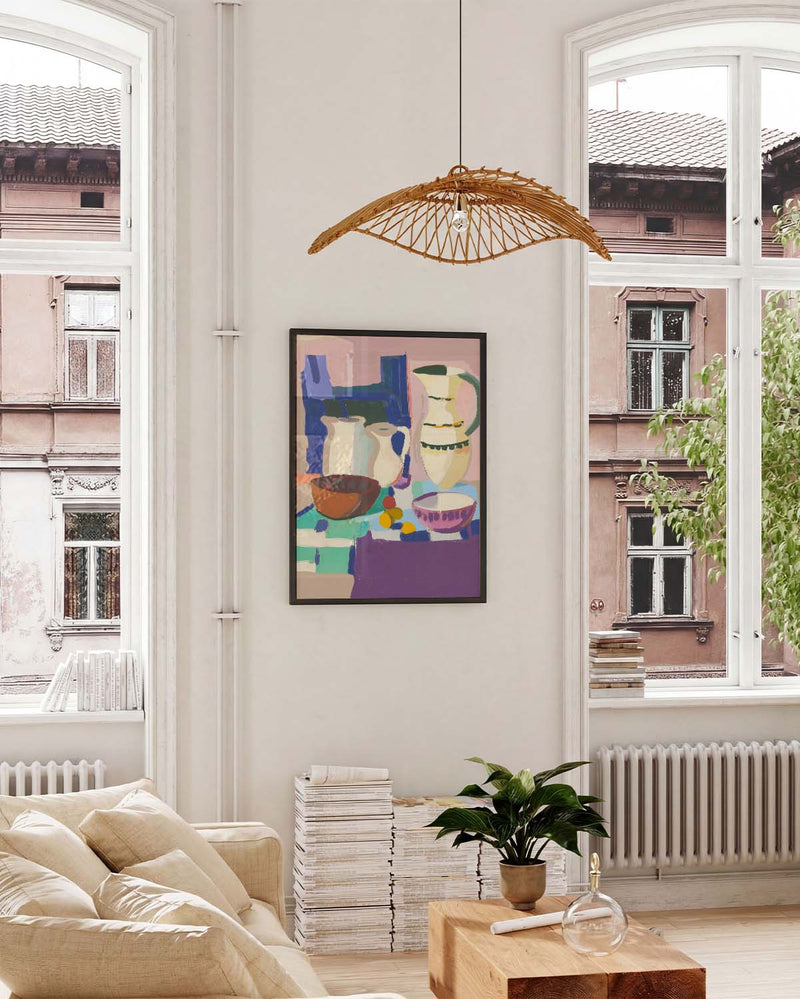Modernes Küchen Stillleben Poster – Colorful Still Life
