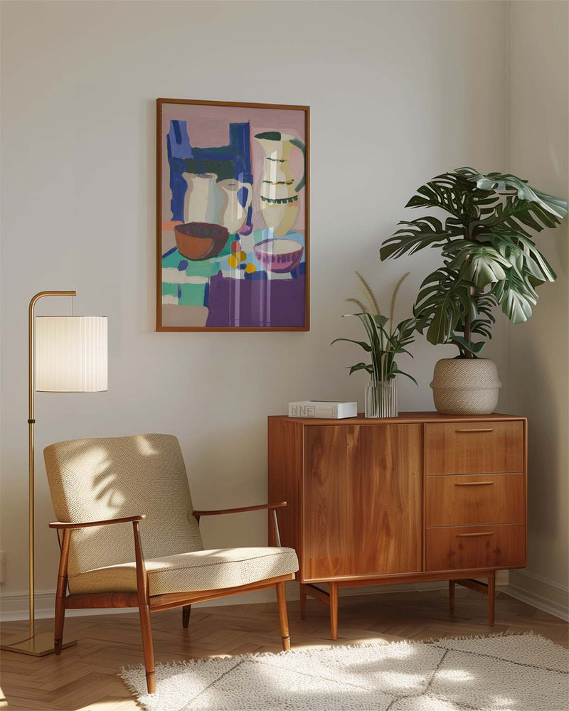 Modernes Küchen Stillleben Poster – Colorful Still Life
