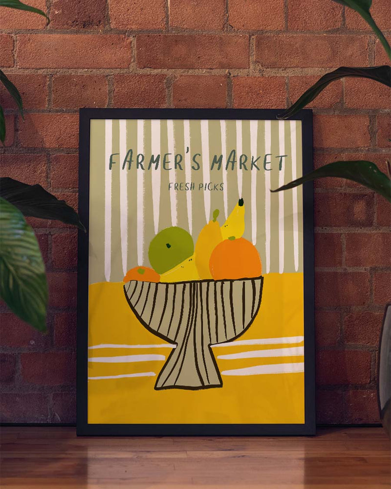Zitronen Poster modern Küche – Lemon Table