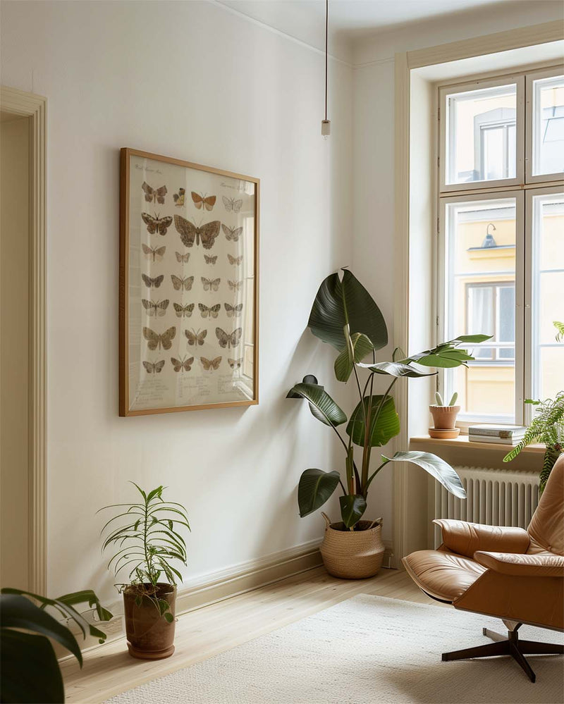 Schmetterlings Studie Poster – Moth Study