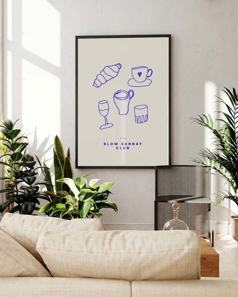 Musik Illustration Poster modern – Music Notes