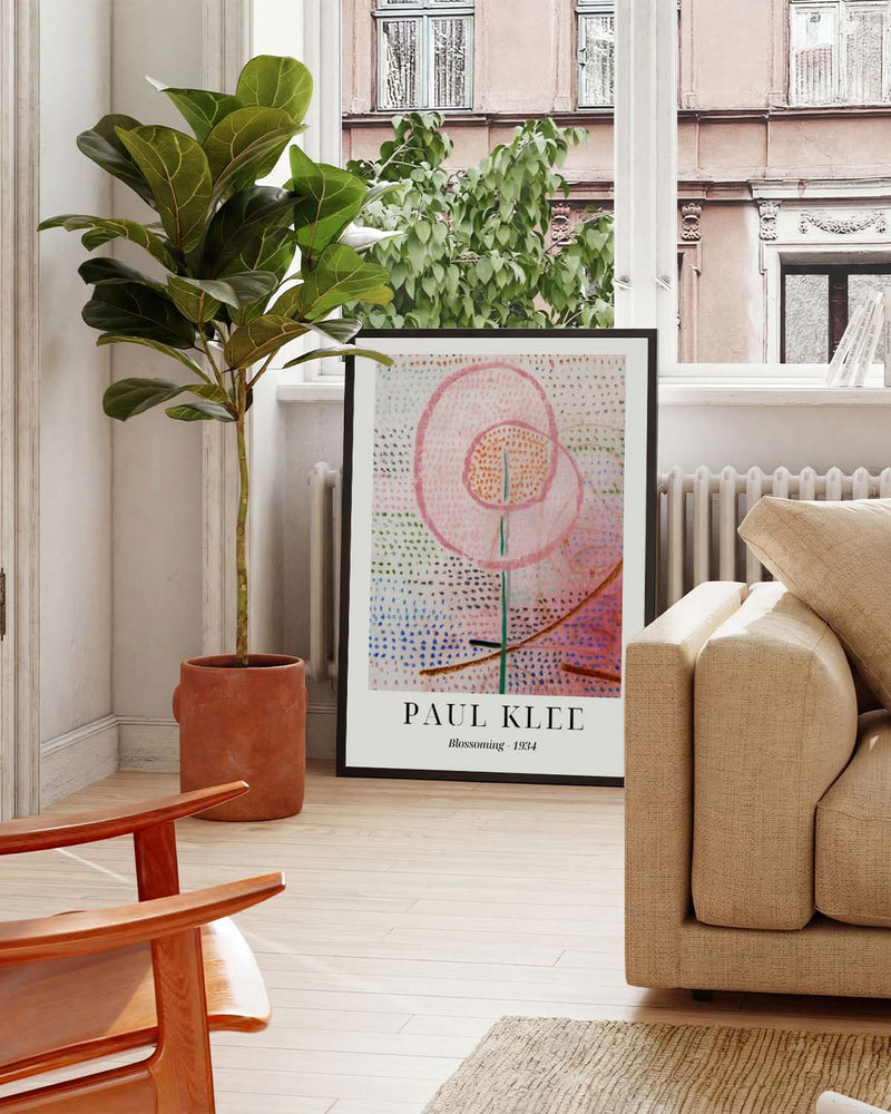 Paul Klee Modernes Portrait Poster Illustration – Soft Portrait