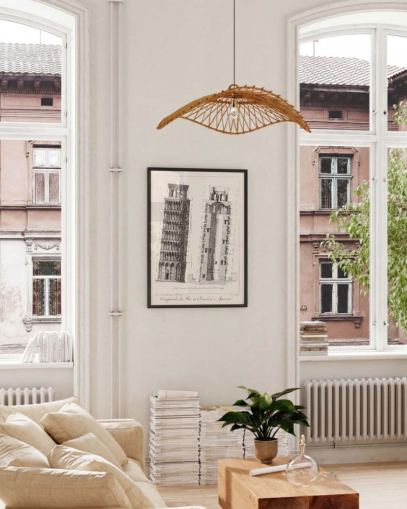 Pisa Architektur Fotografie Poster Schwarz Weiß – Architecture Study