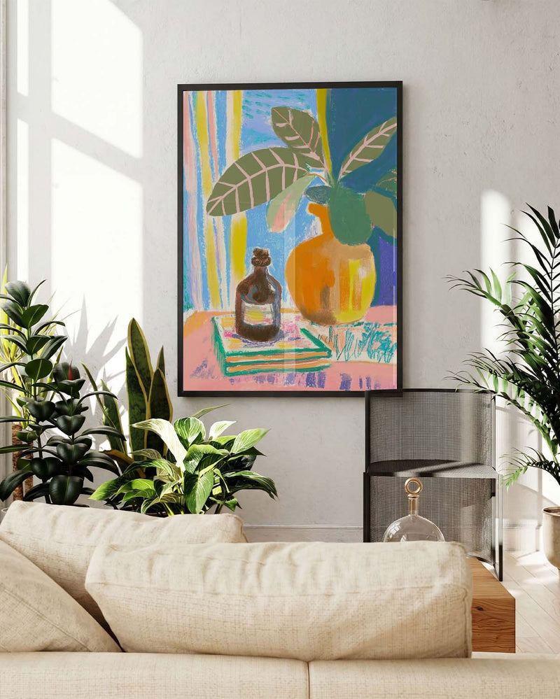 Sommer Fenster Poster modern – Summer Window